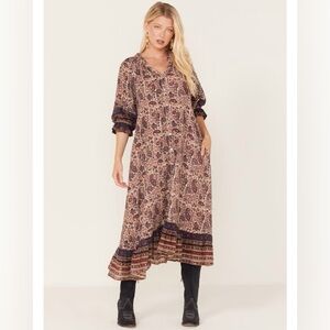 CLEOBELLA / Lola Paisley Midi Dress Size- Size M